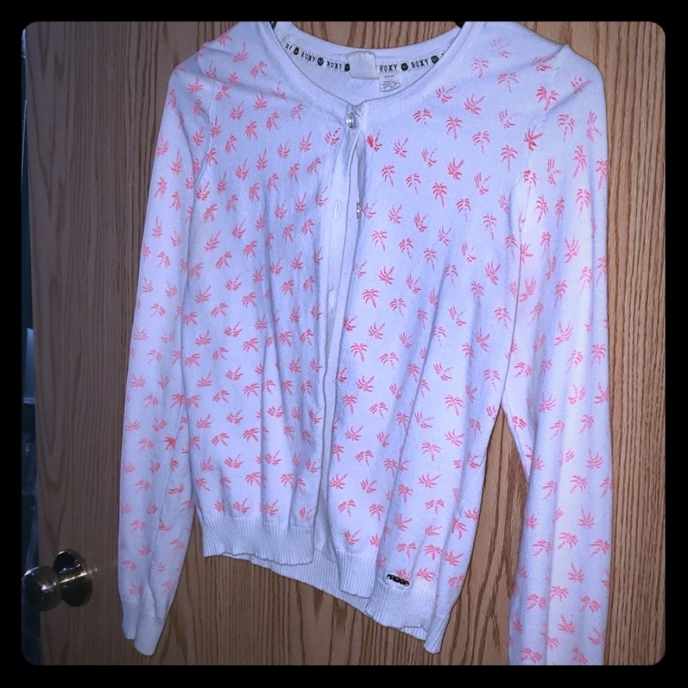 Roxy palm cardigan